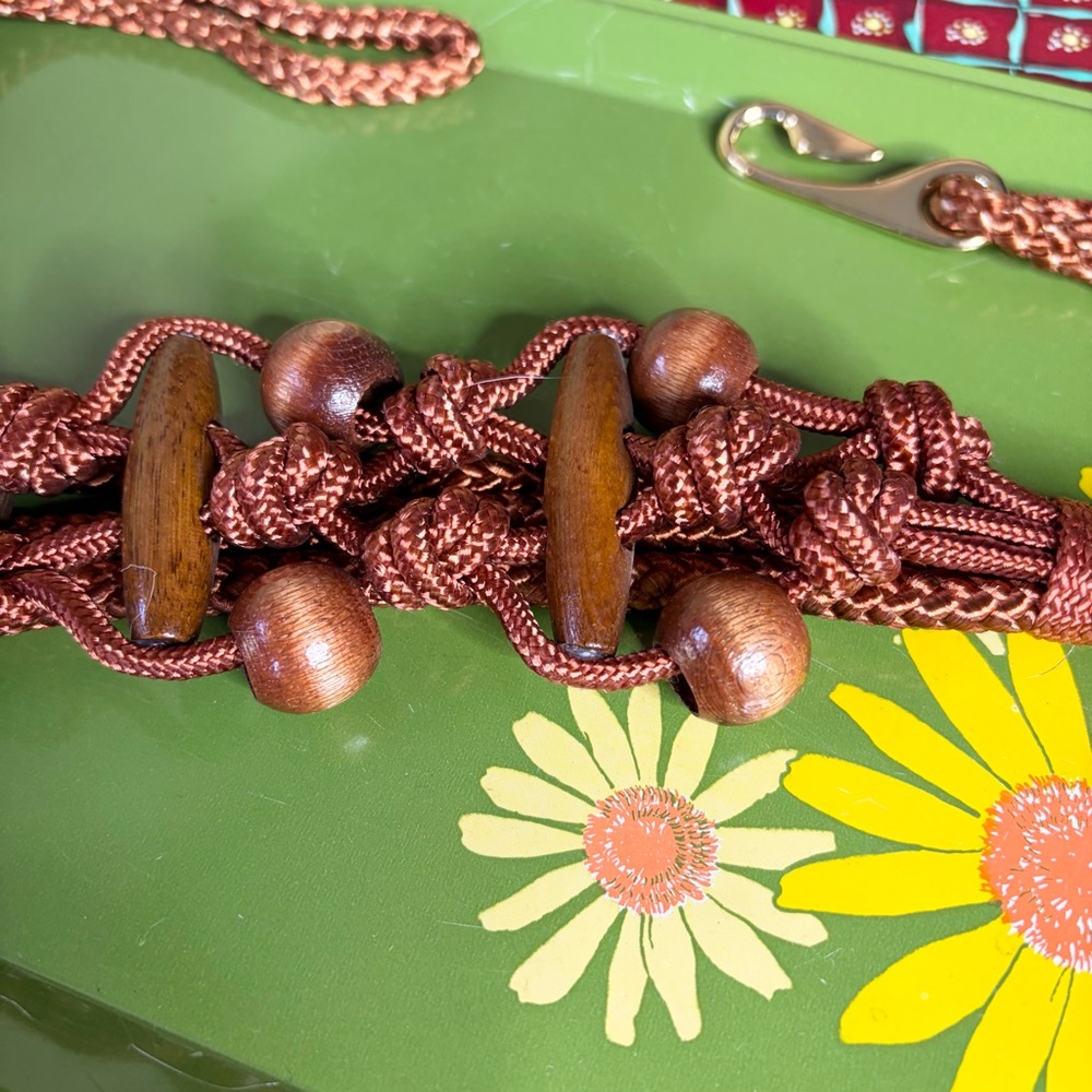 80s Macrame Belt - Picture 4 of 4
